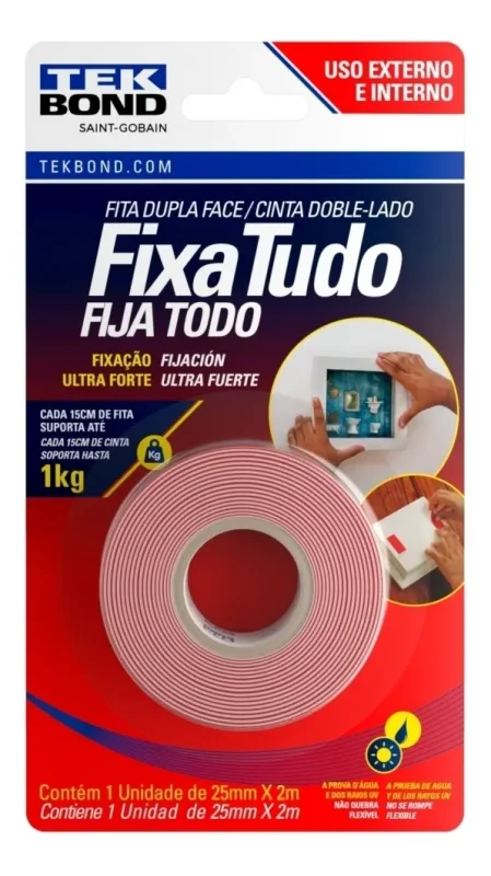 Cinta Doble Cara Transparente Acrílica